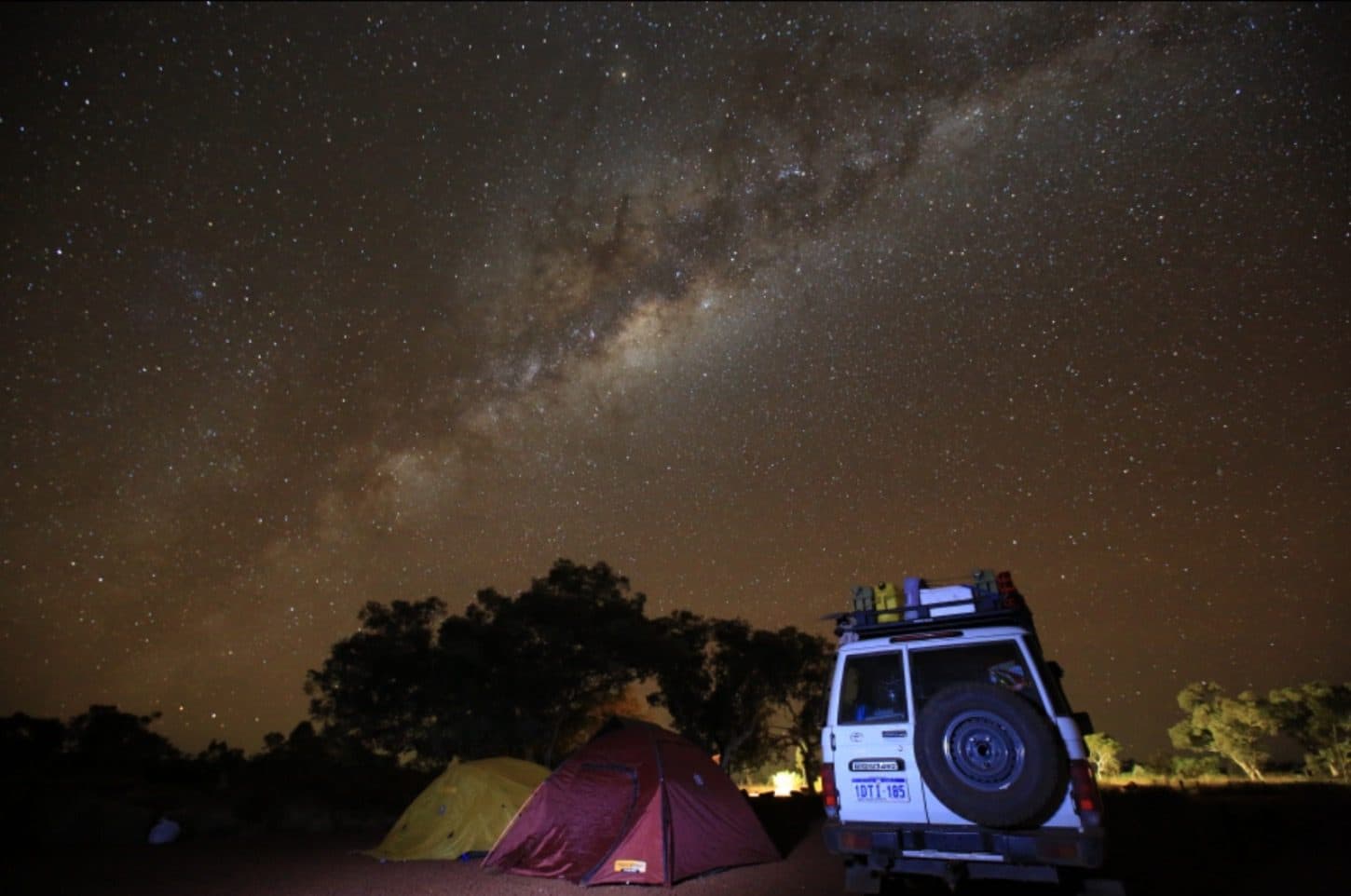 호주 아웃백의 밤 · 캠핑과 자연 탐방 사진
